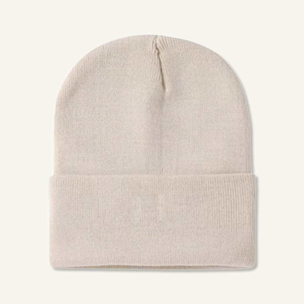 Custom Logo Knit Cuffed Beanie