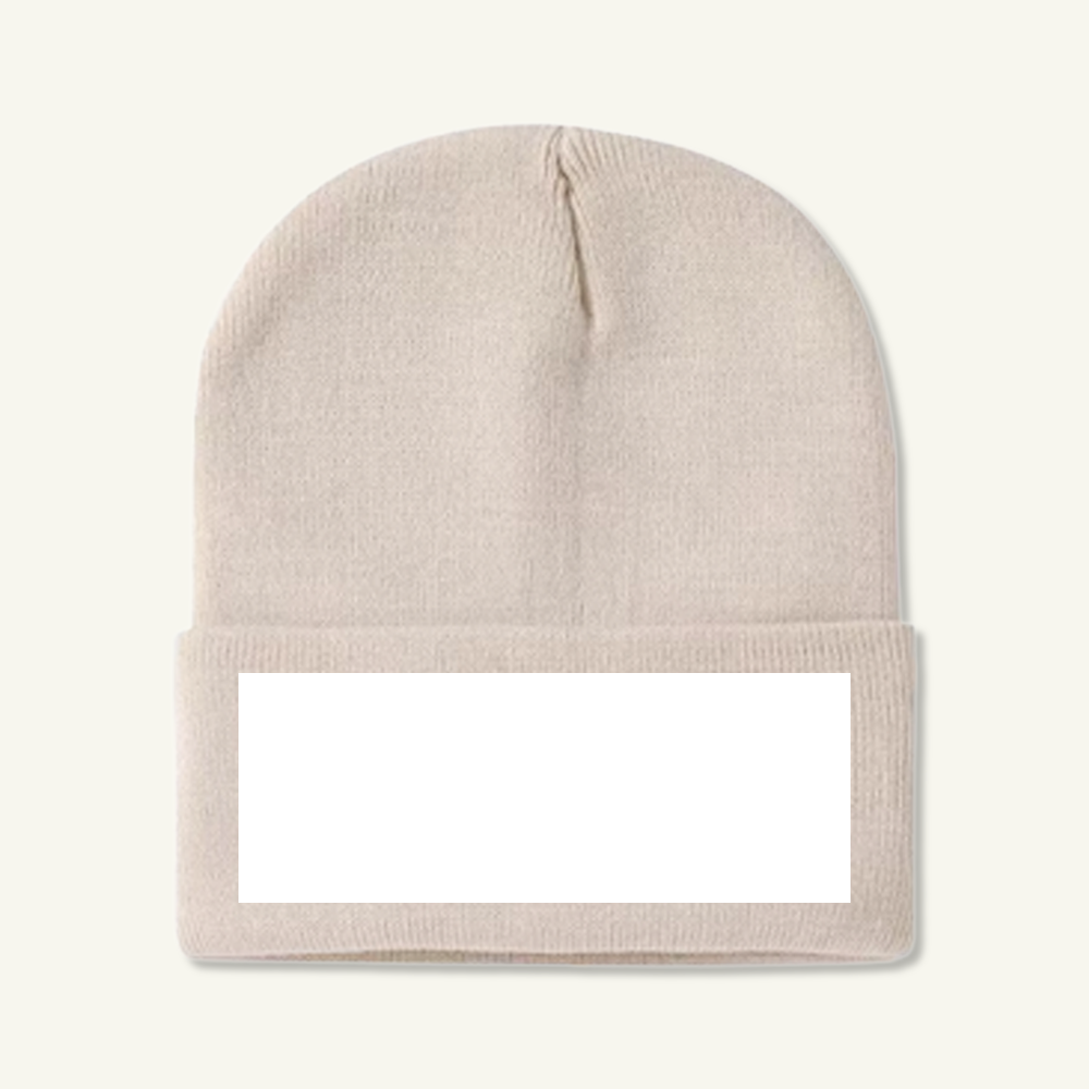 Custom Logo Knit Cuffed Beanie