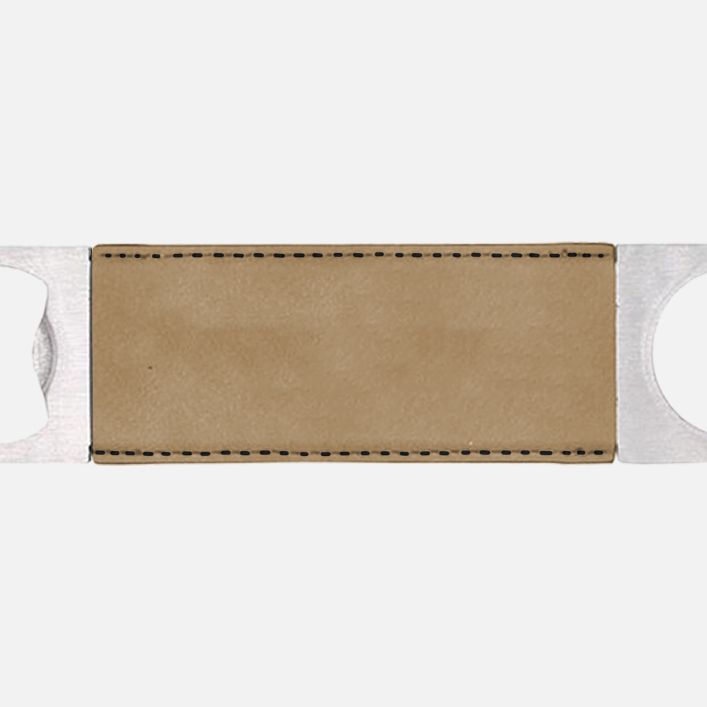 Custom Engraved Leatherette Bottle Opener