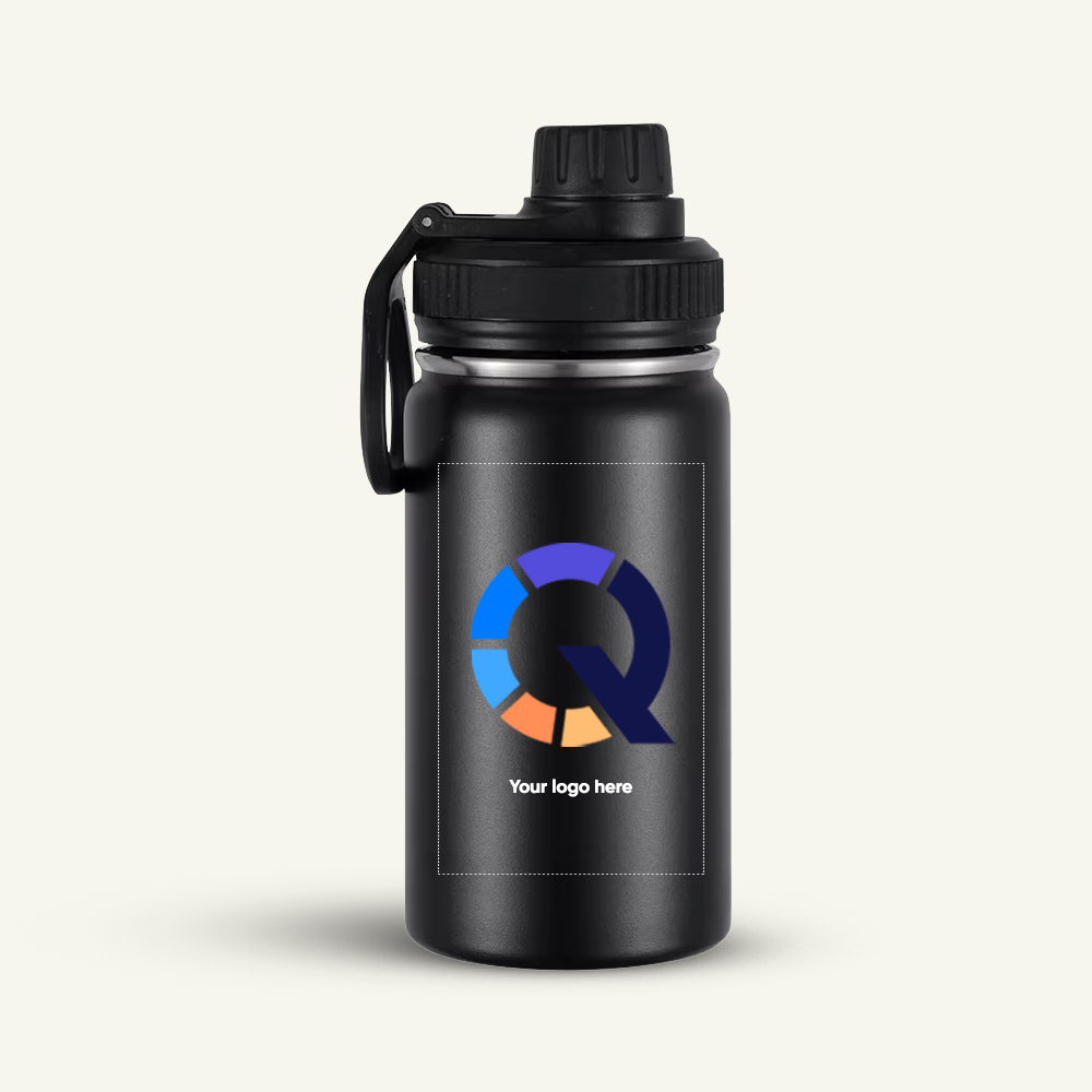 Custom Logo 12oz Reusable Water Bottles