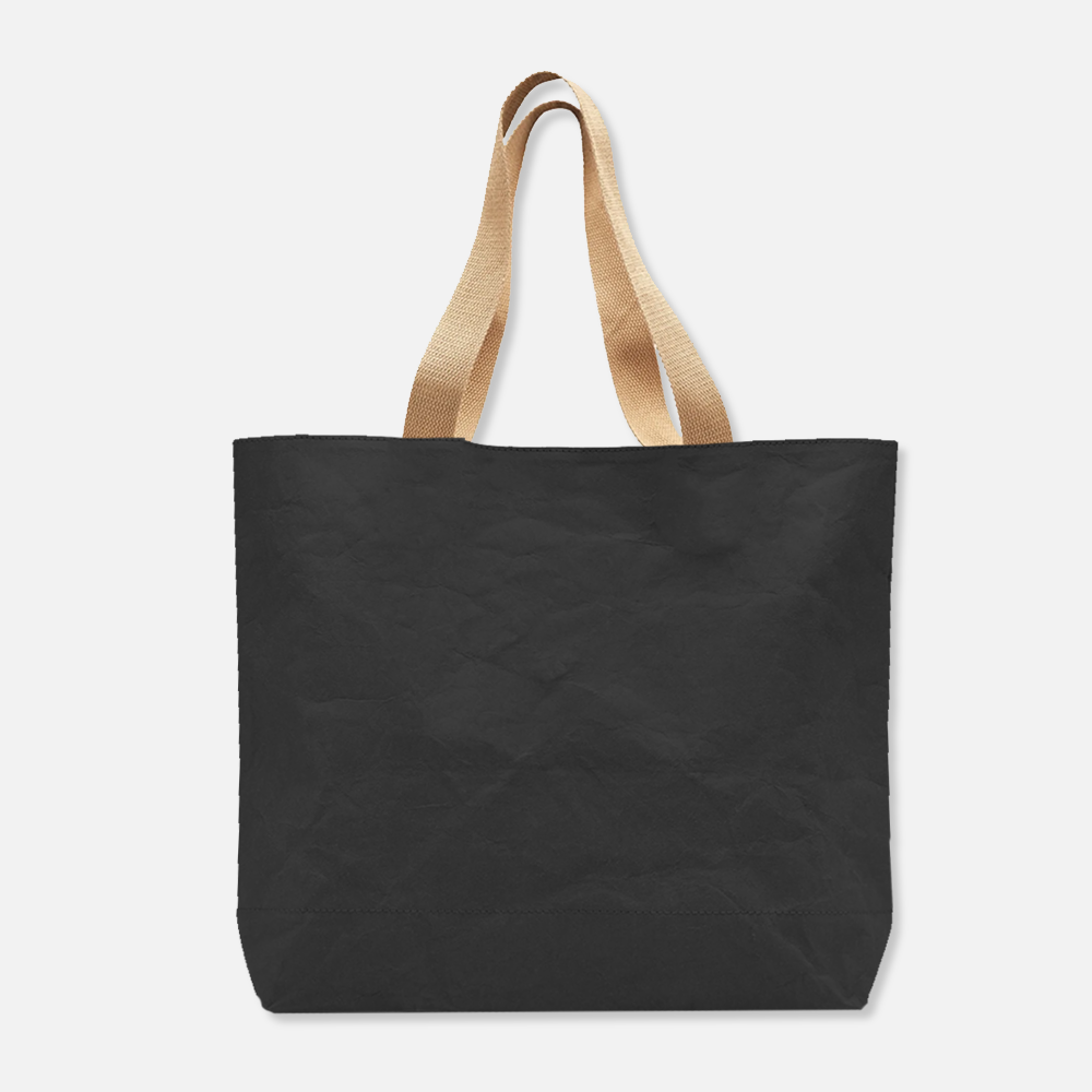 Custom Logo Washable Kraft Paper Tote Bag