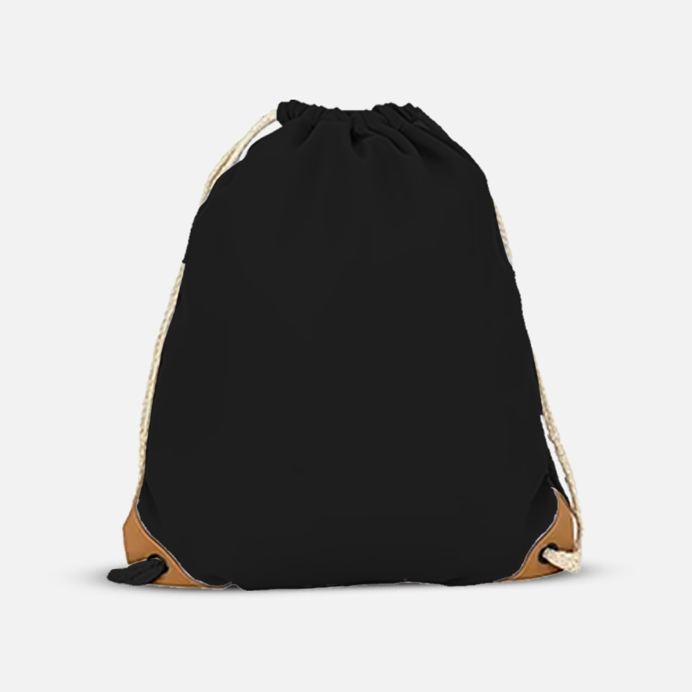 Custom Branded Foldable Canvas Drawstring Bag