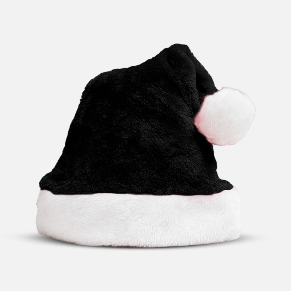 Custom Logo Plush Christmas Hat