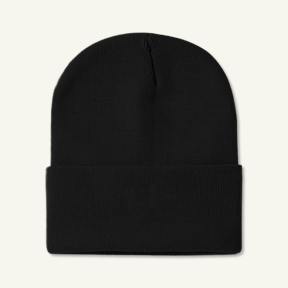 Custom Logo Knit Cuffed Beanie