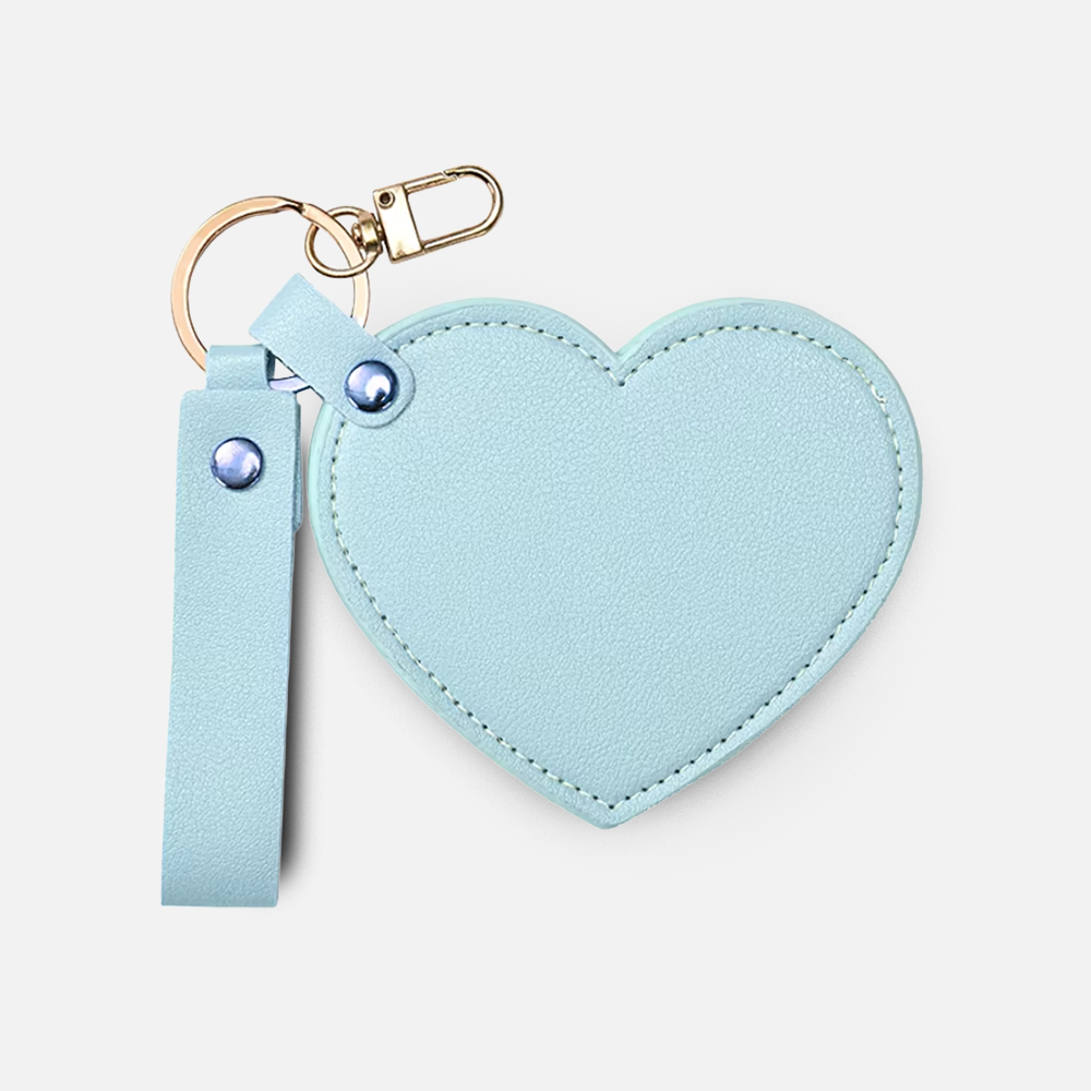 Custom Logo Heart Shaped Pocket Mirror
