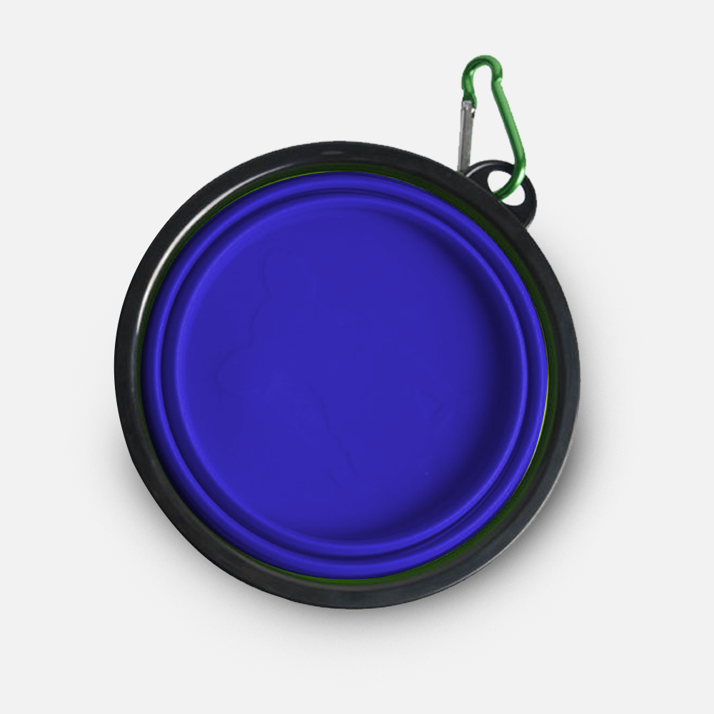 Custom Collapsible Silicone Travel Pet Bowl