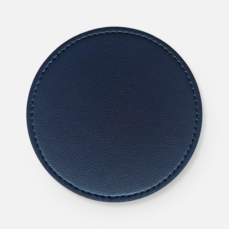 Custom PU Leather Logo Coasters