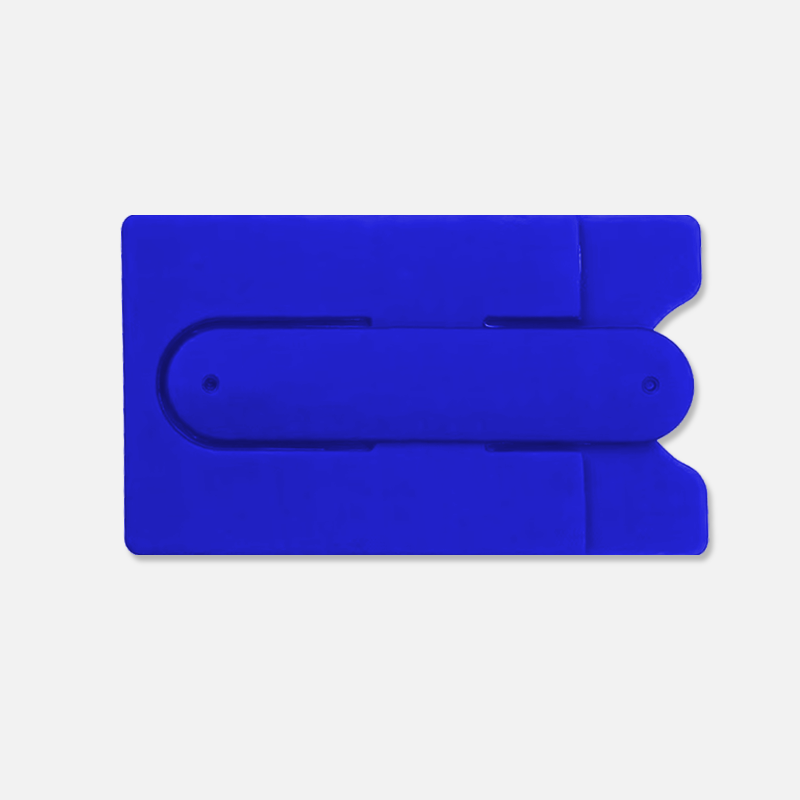 Custom Logo Silicone Phone Wallet Stand