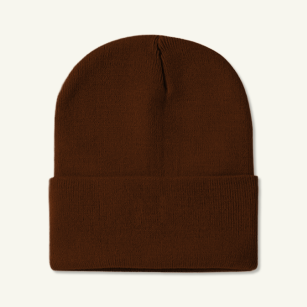 Custom Logo Knit Cuffed Beanie