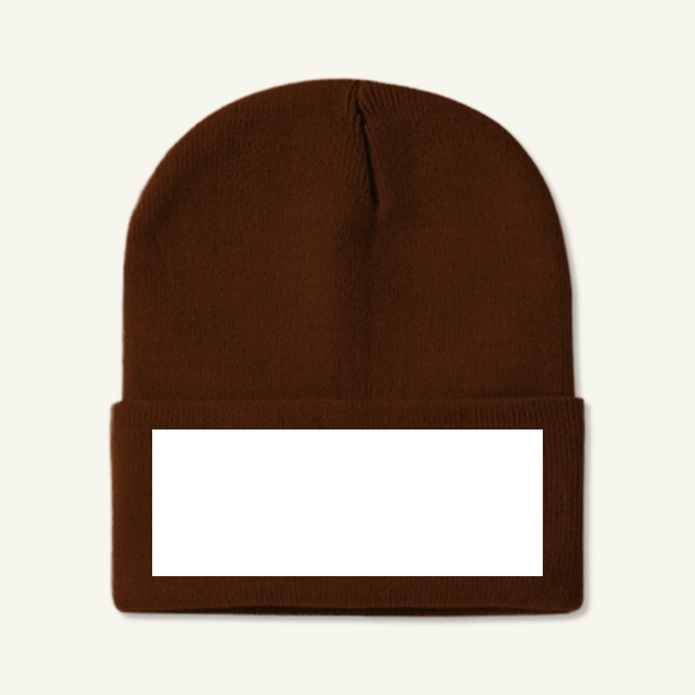 Custom Logo Knit Cuffed Beanie