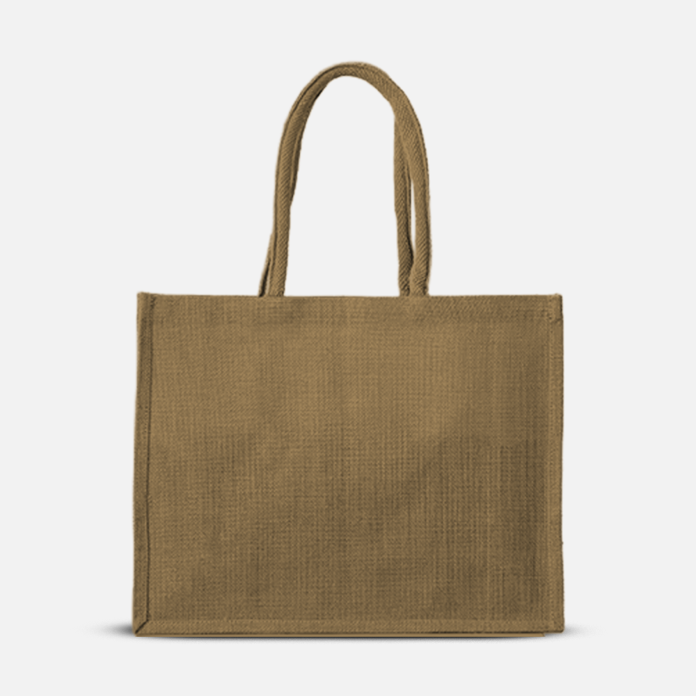 Custom Logo Foldable Jute Tote Bag