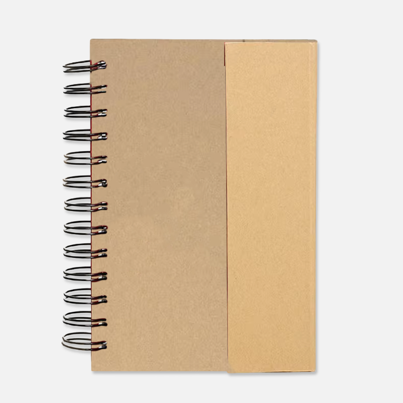 Custom Logo Hardcover Notepad with Sticky Notes