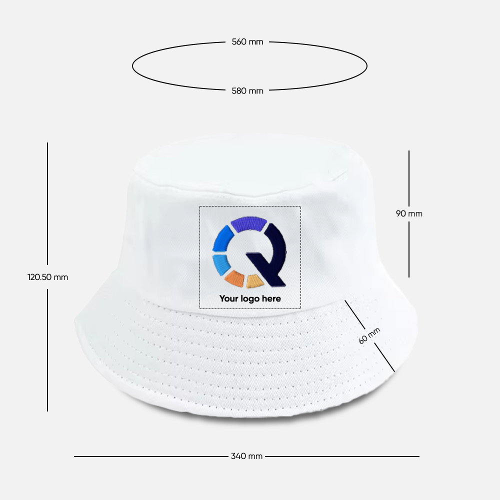 Custom Embroidered Cotton Bucket Hat