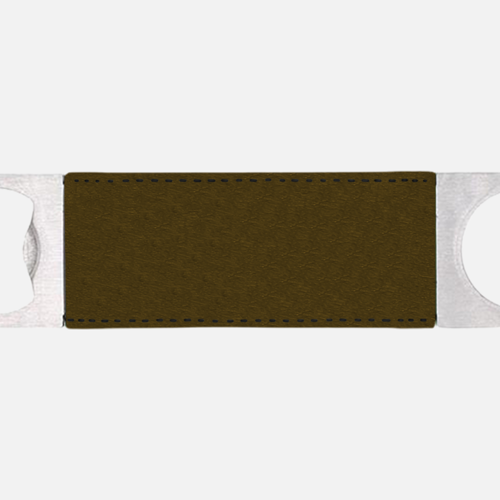 Custom Engraved Leatherette Bottle Opener