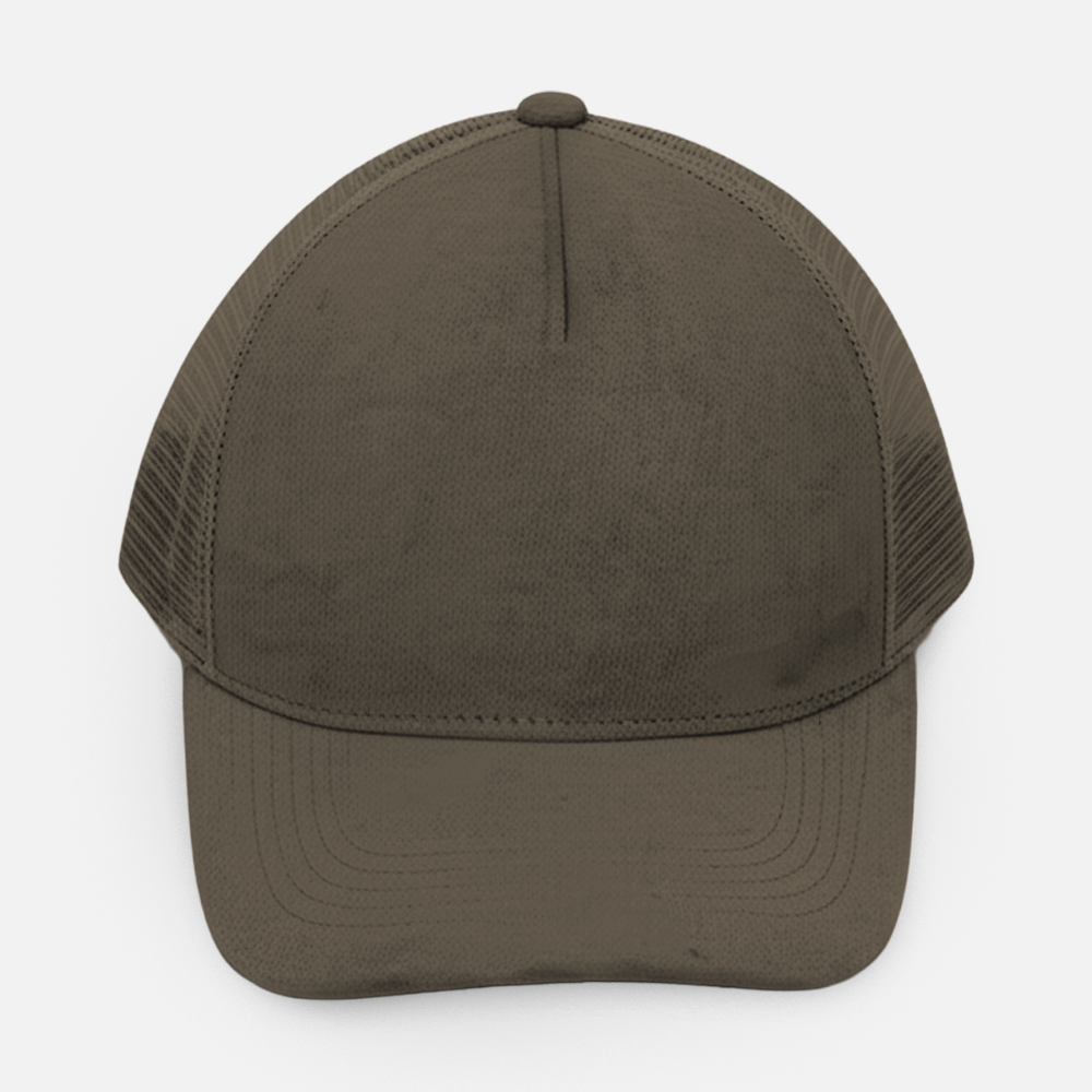 Custom Logo Mesh Suede Trucker Hat