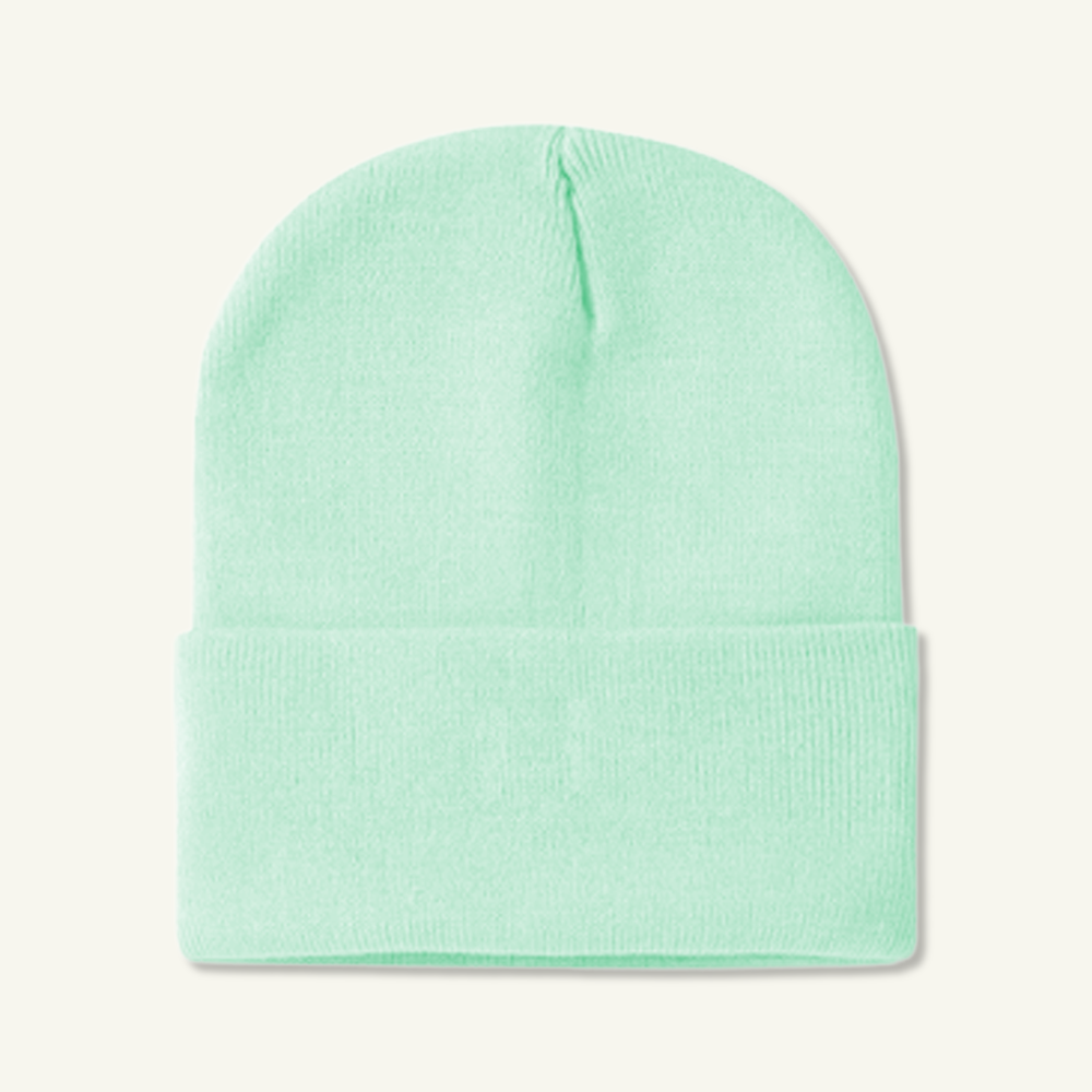 Custom Logo Knit Cuffed Beanie