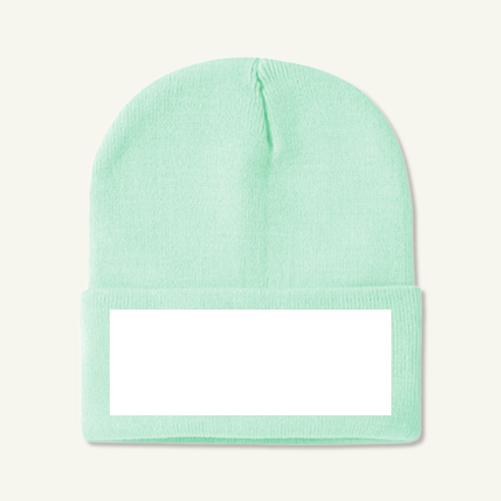 Custom Logo Knit Cuffed Beanie