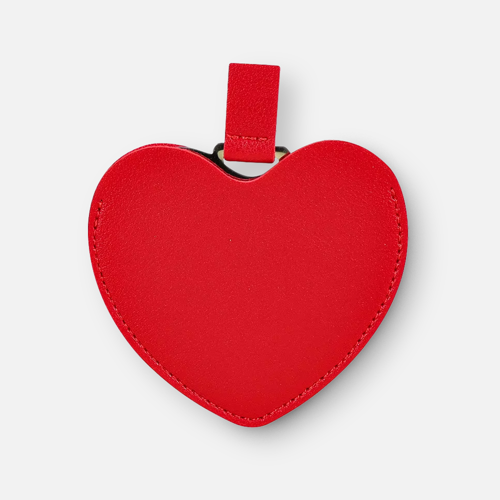 Custom Logo Heart Compact Mirror