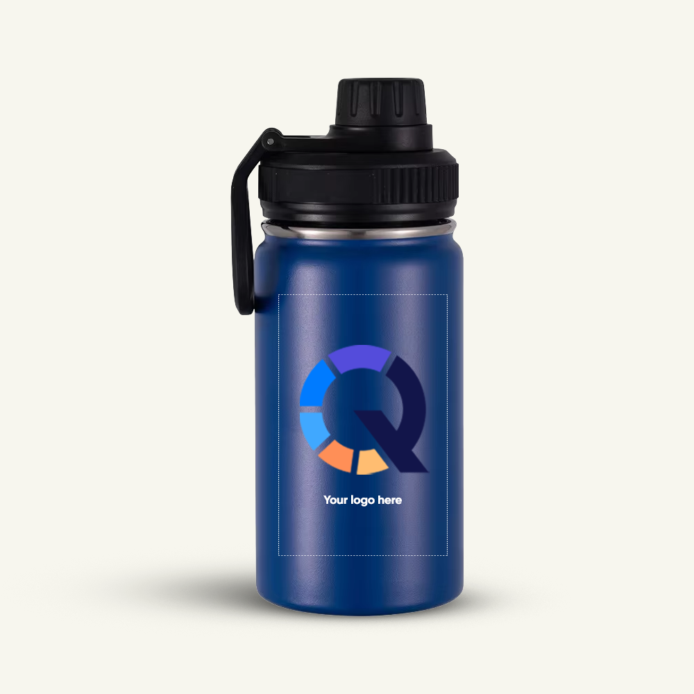 Custom Logo 12oz Reusable Water Bottles