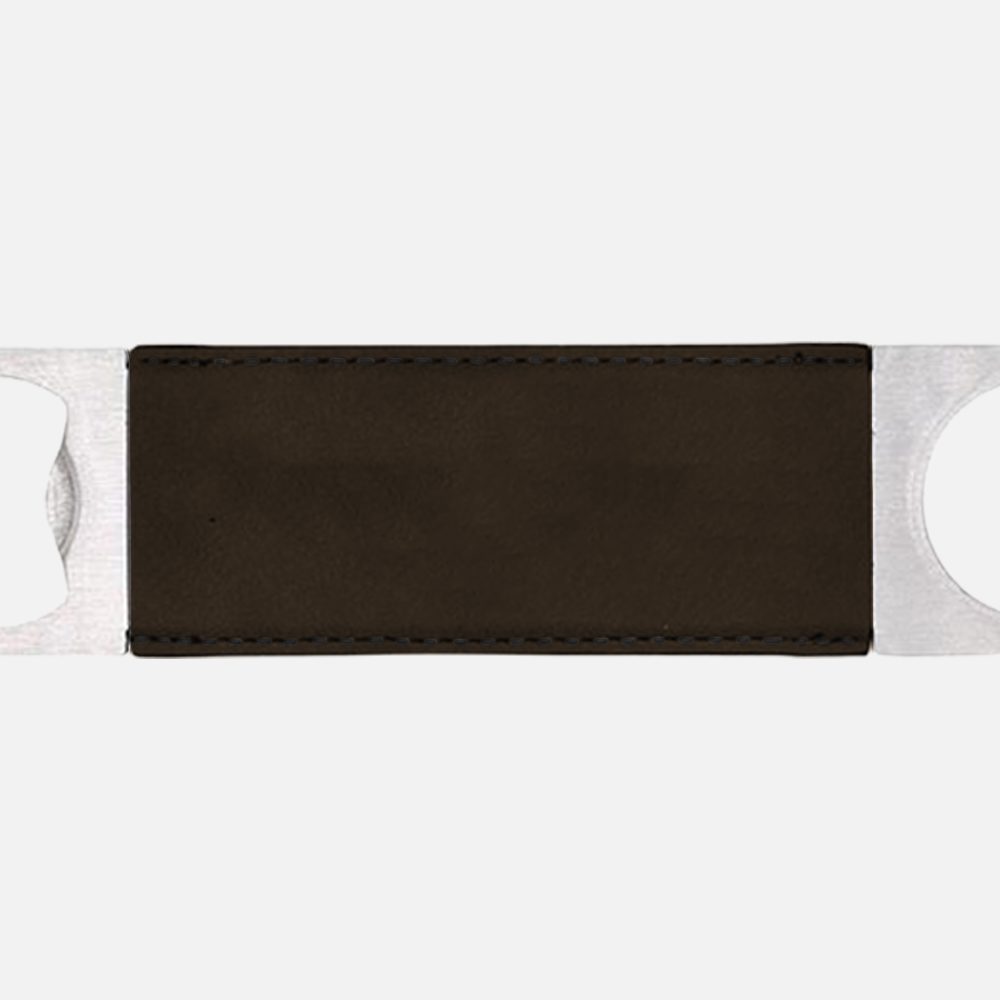 Custom Engraved Leatherette Bottle Opener