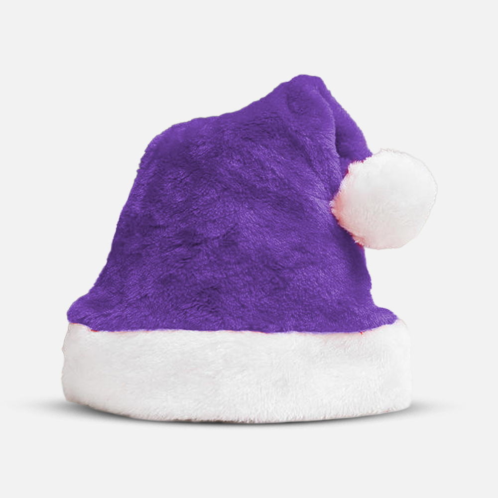 Custom Logo Plush Christmas Hat