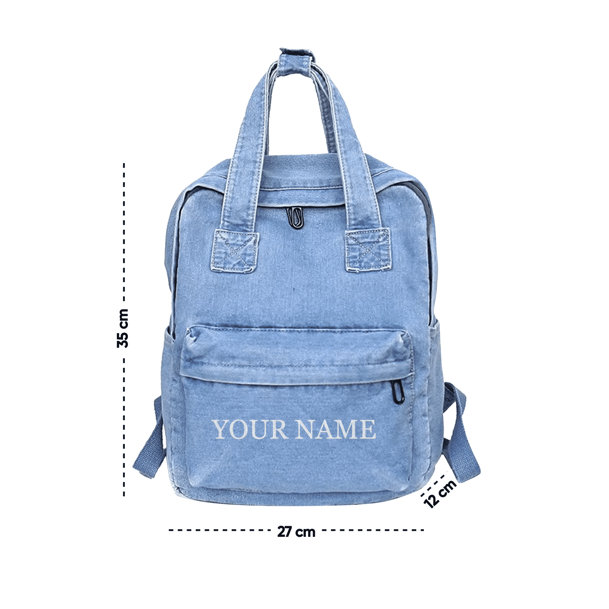 Denim Backpack for Kids and Adults