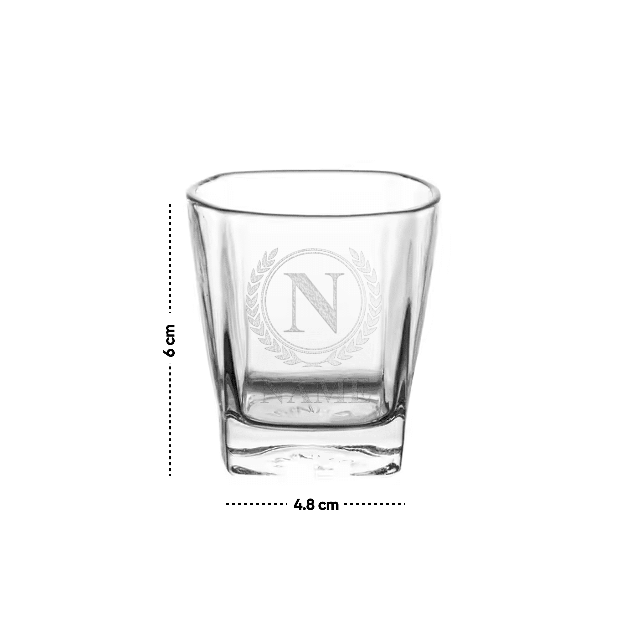 Personalized Monogrammed Whiskey Shot Glasses