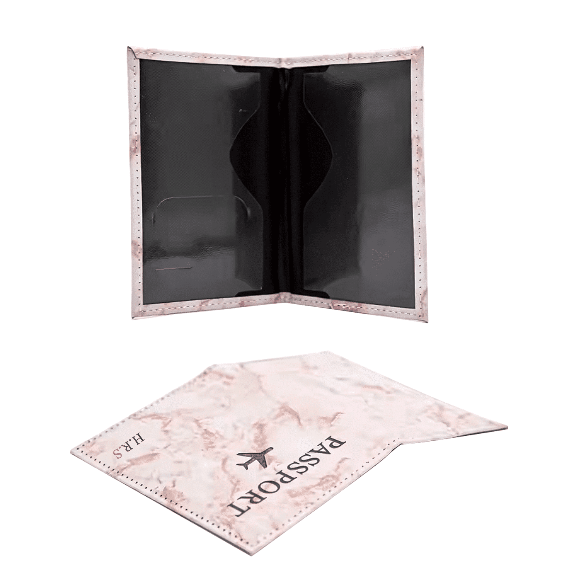 Marble Passport Holder Wallet