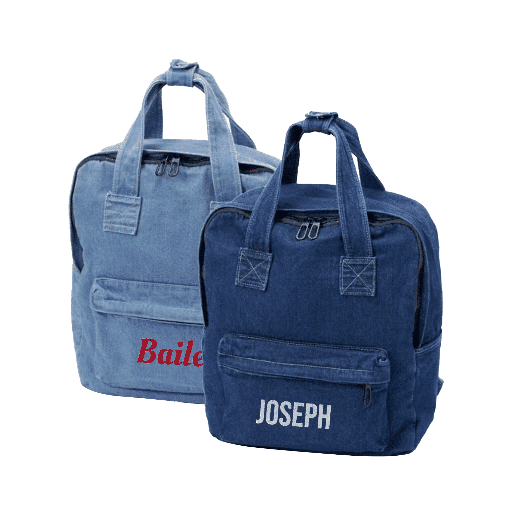 Denim Backpack for Kids and Adults