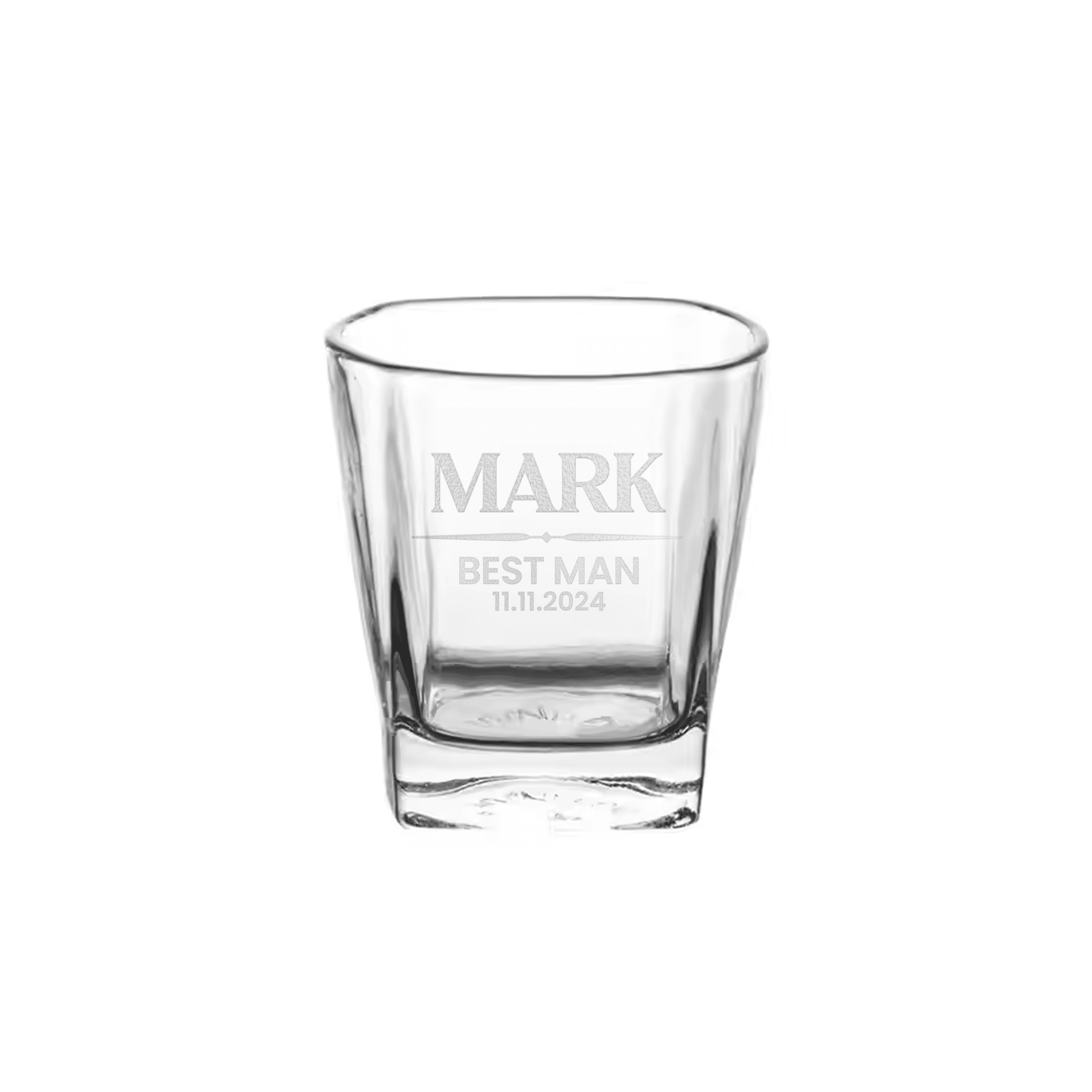 Personalized Monogrammed Whiskey Shot Glasses