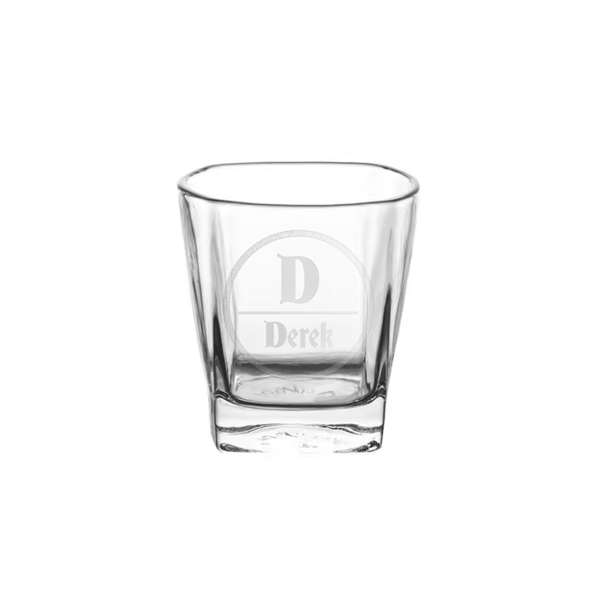 Personalized Monogrammed Whiskey Shot Glasses