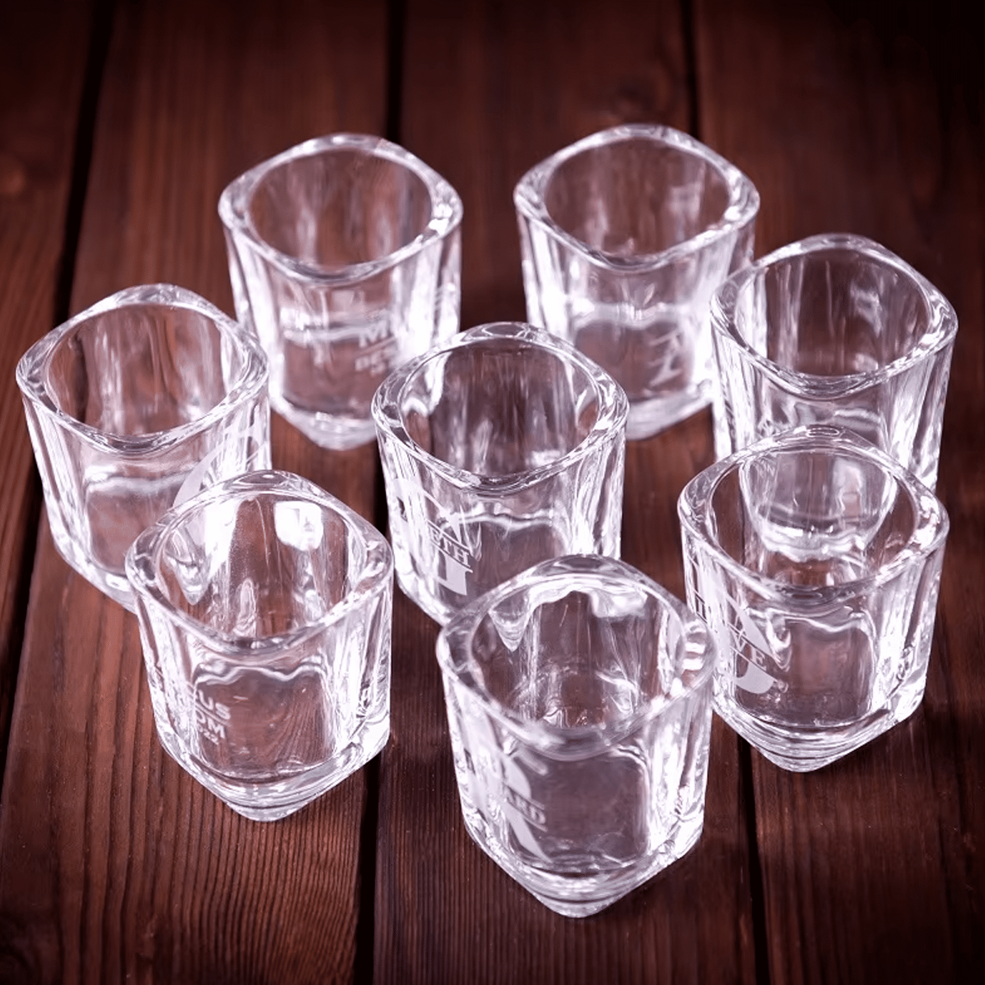 Personalized Monogrammed Whiskey Shot Glasses