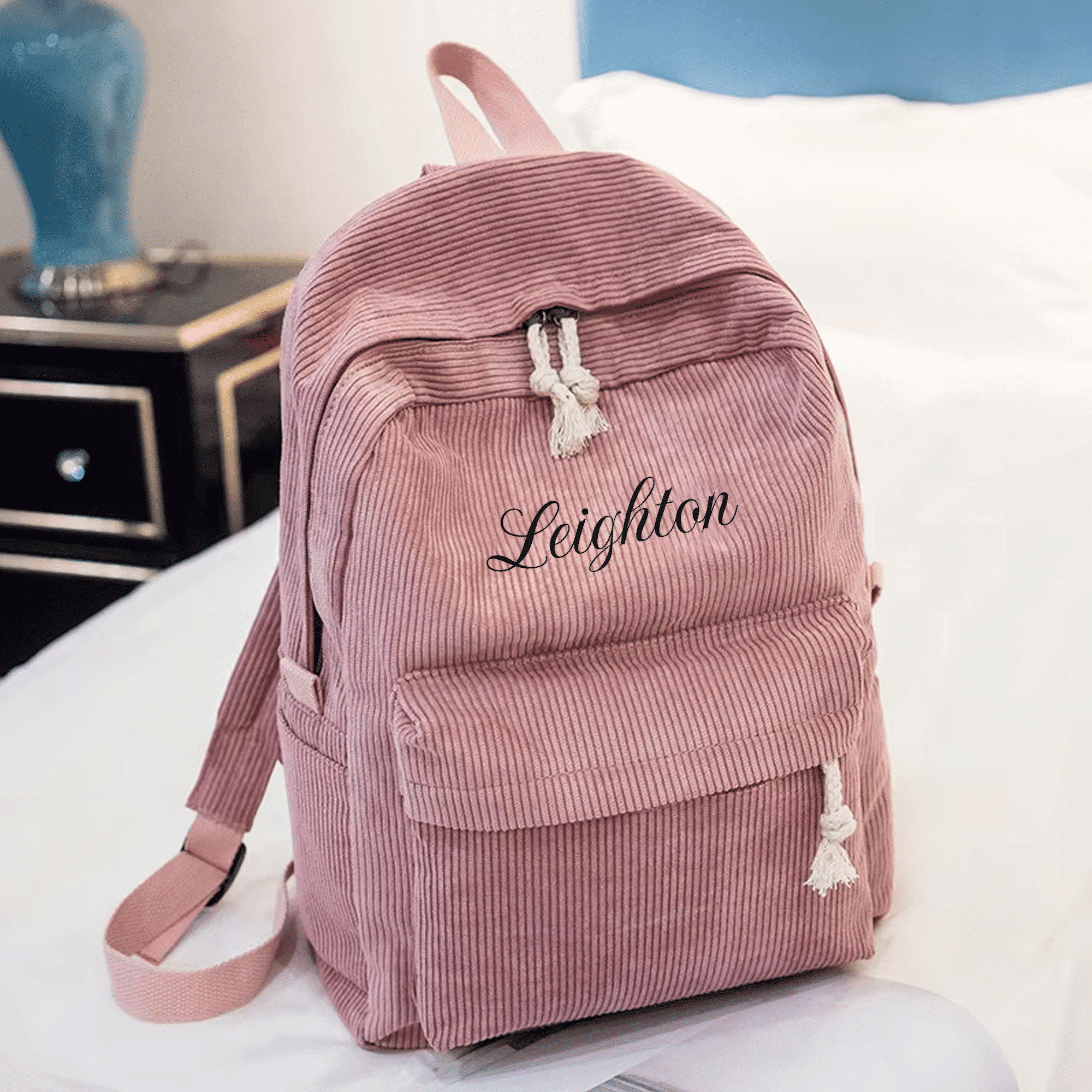Corduroy Casual Backpack