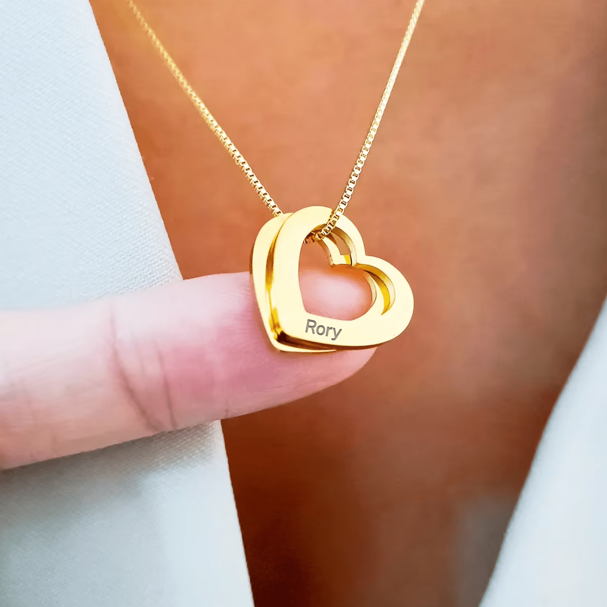 Name on Heart Necklace