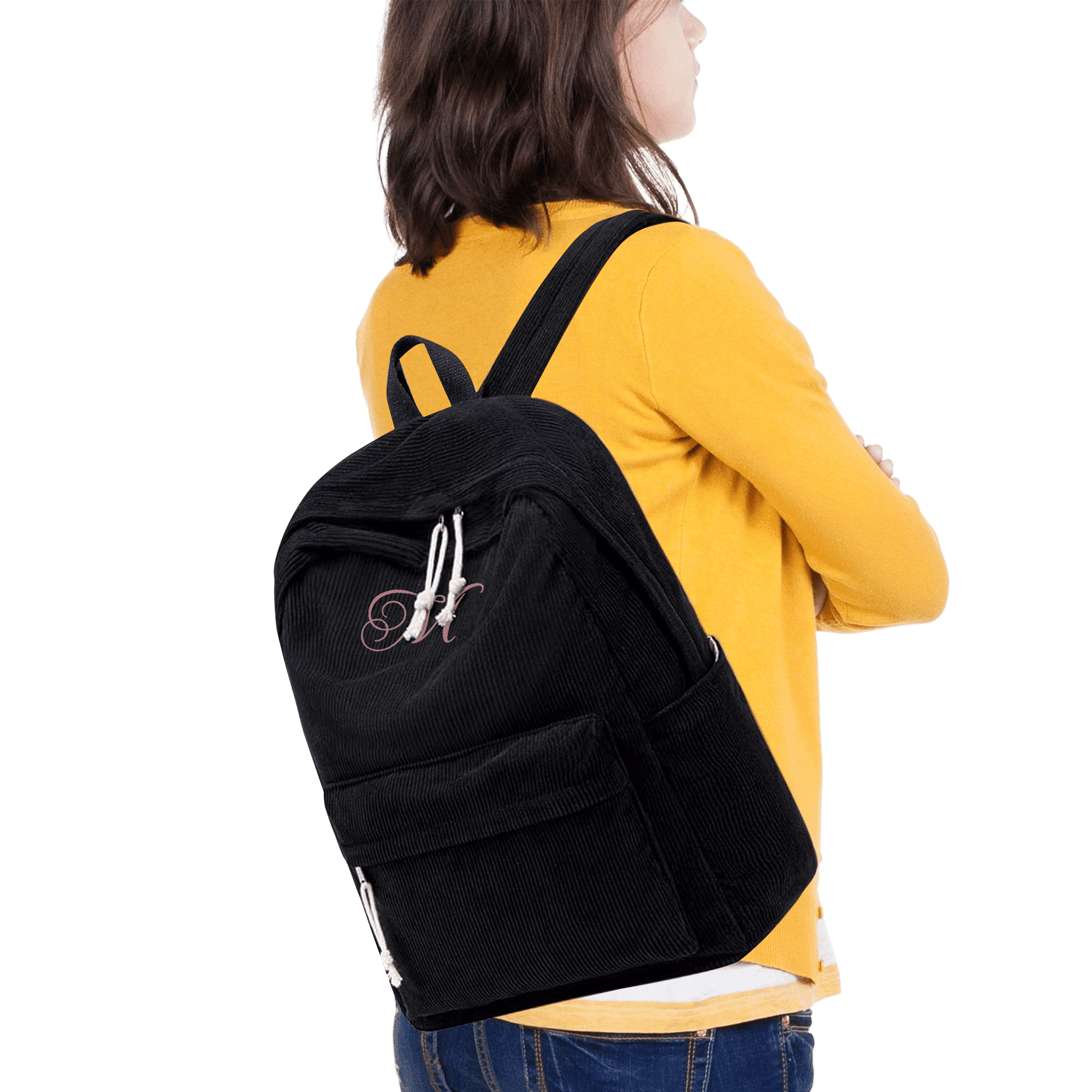 Corduroy Casual Backpack