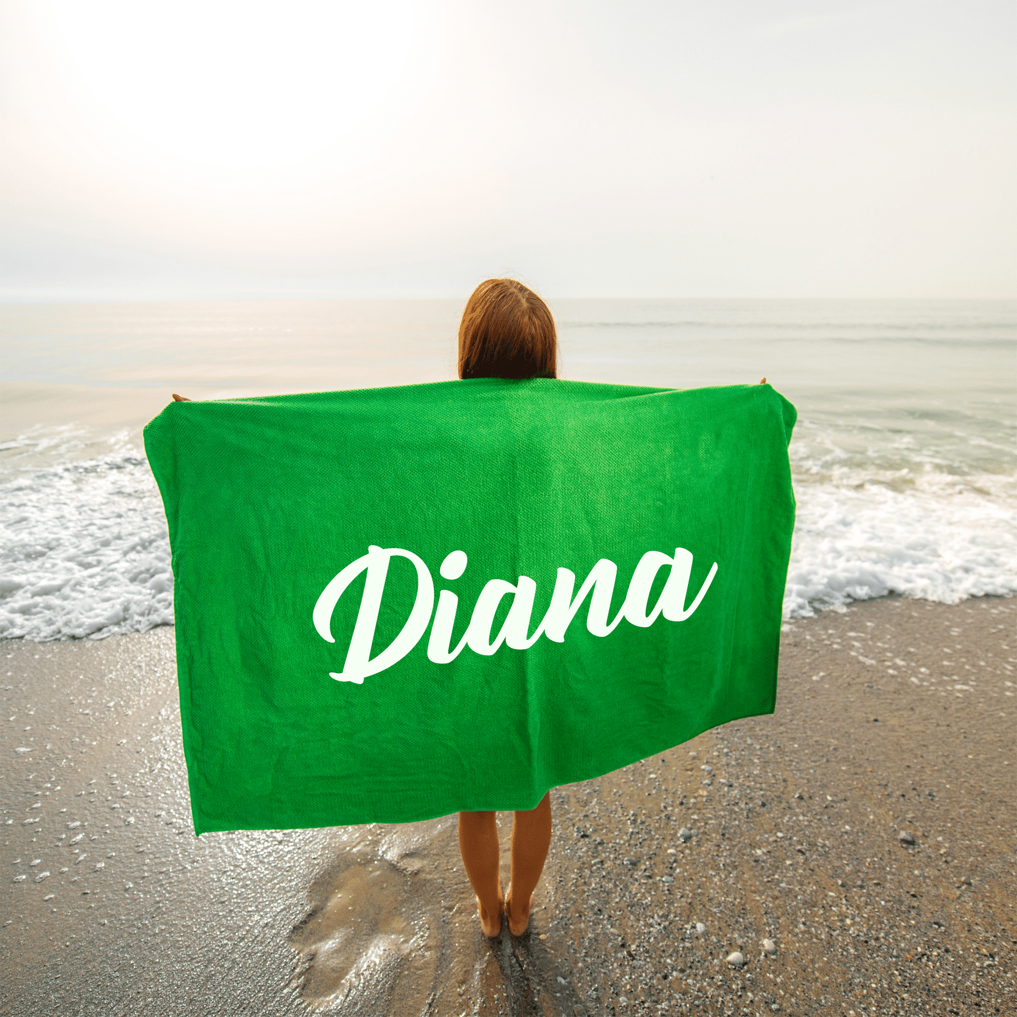 Geometric Beach Towel