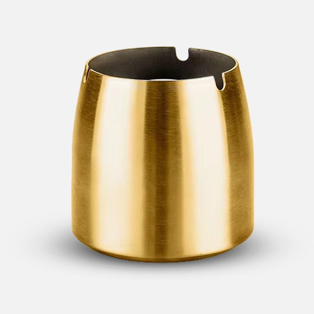 Custom Logo Stainless Steel Ashtray with Lid