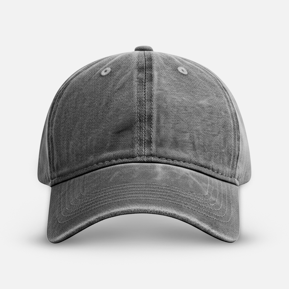 Custom Embroidered Distressed Cotton Baseball Cap