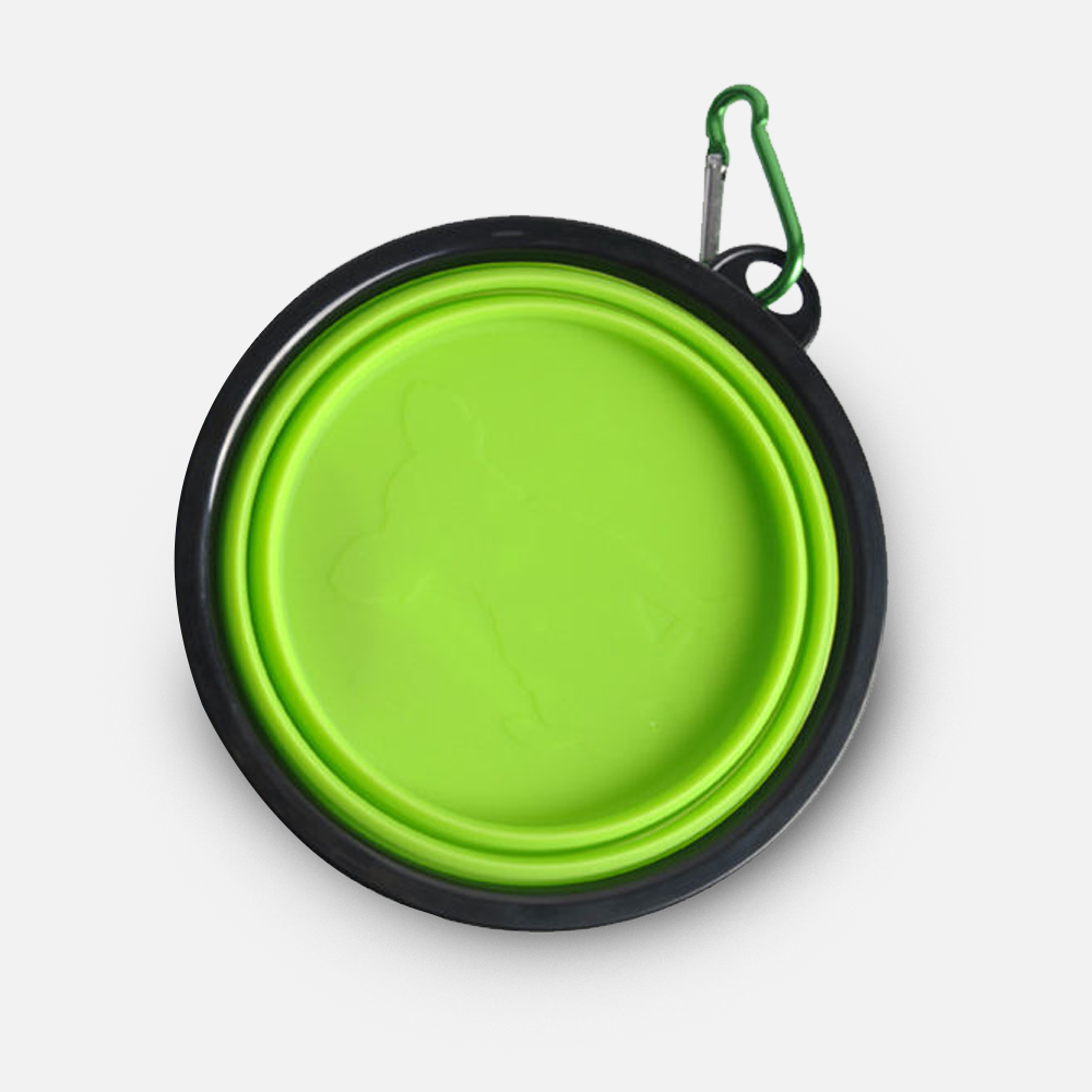 Custom Collapsible Silicone Travel Pet Bowl