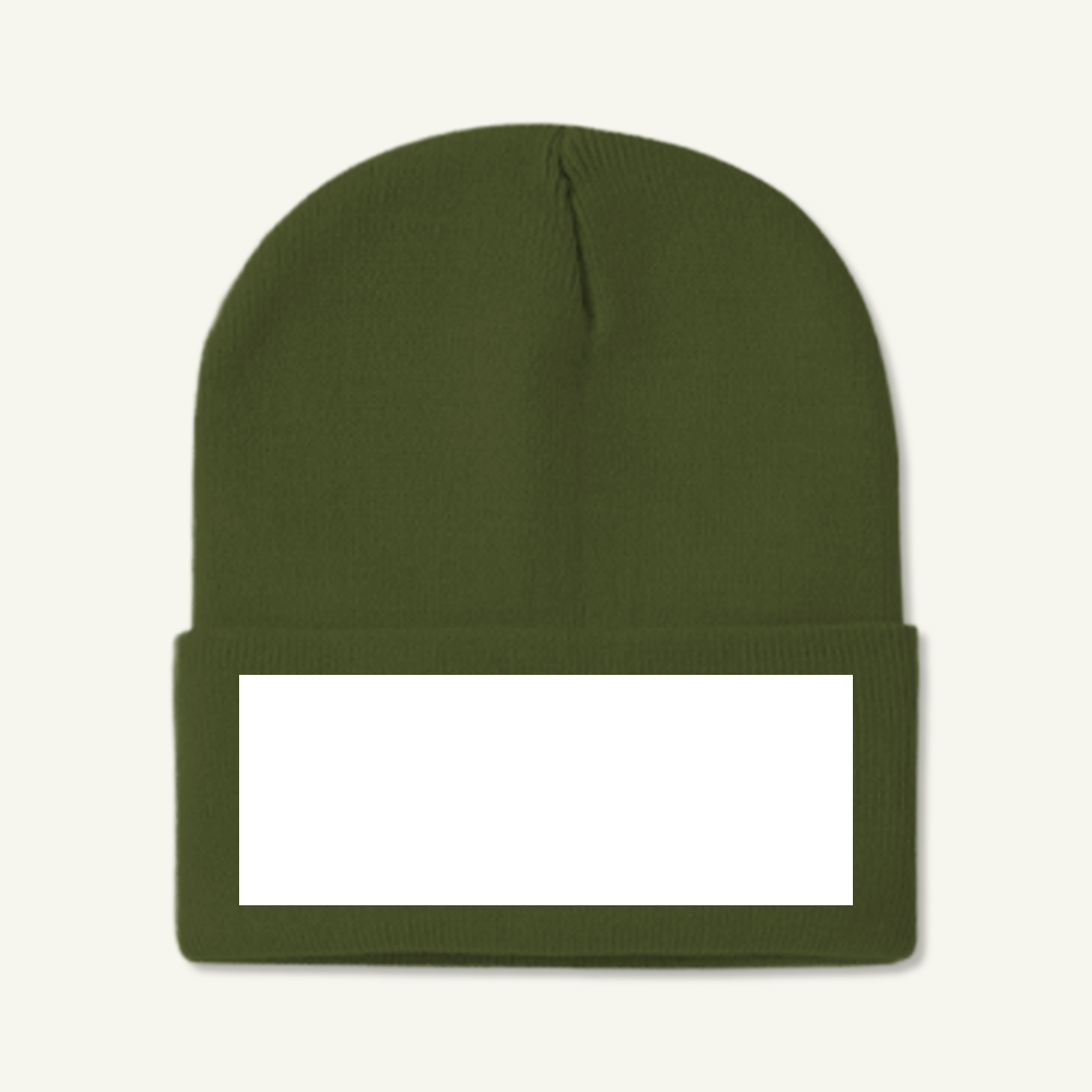 Custom Logo Knit Cuffed Beanie