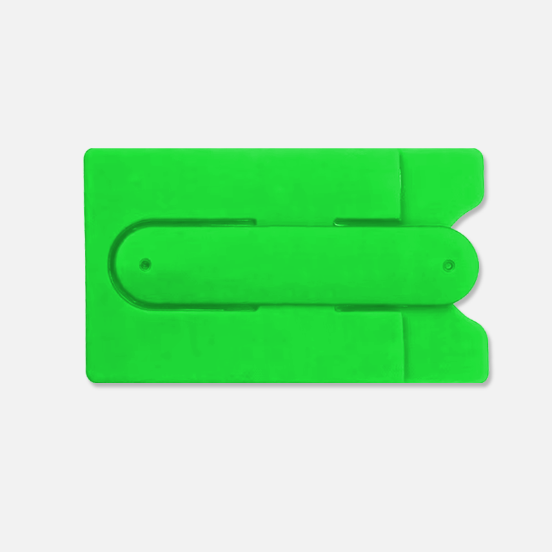 Custom Logo Silicone Phone Wallet Stand