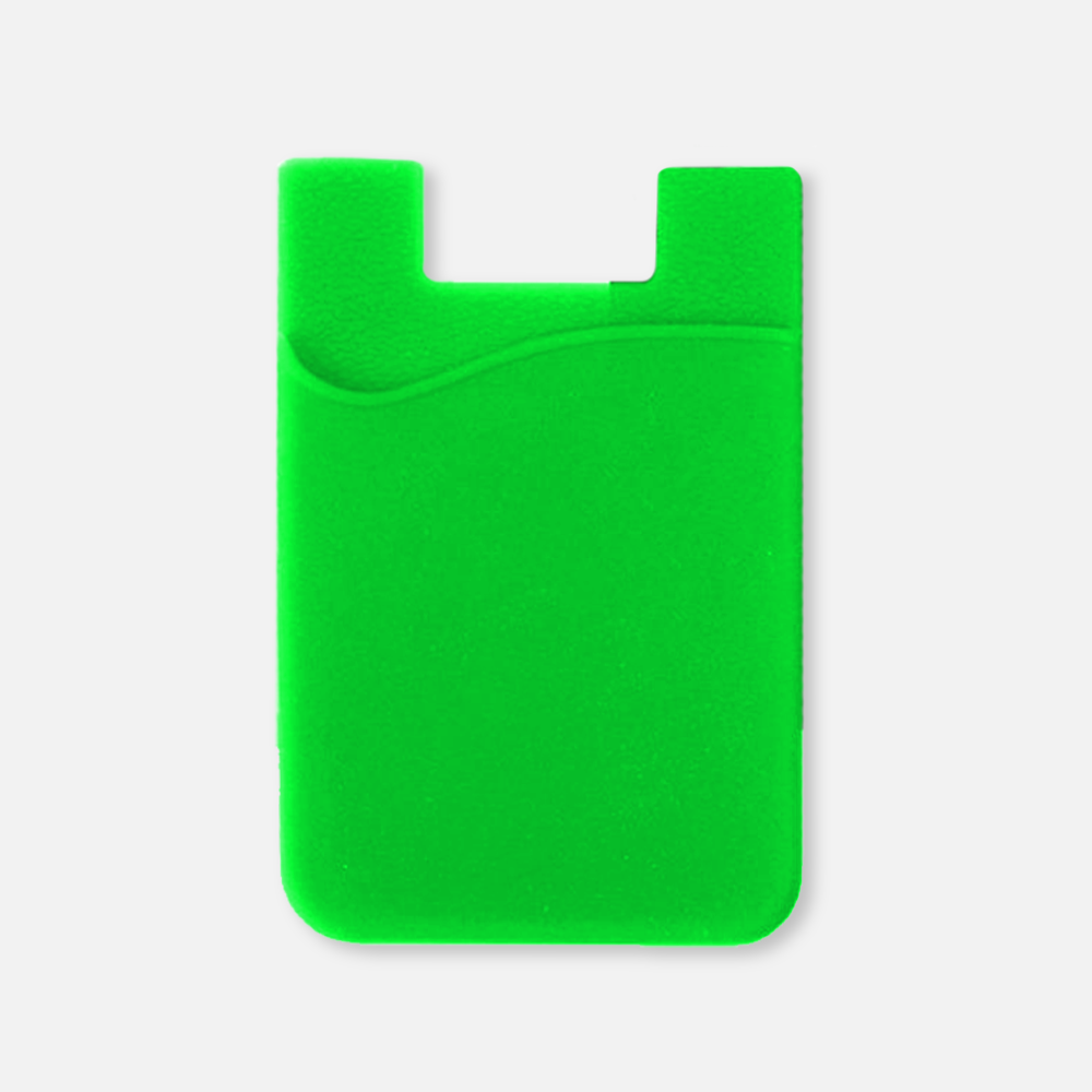 Custom Logo Silicone Phone Wallet Holder