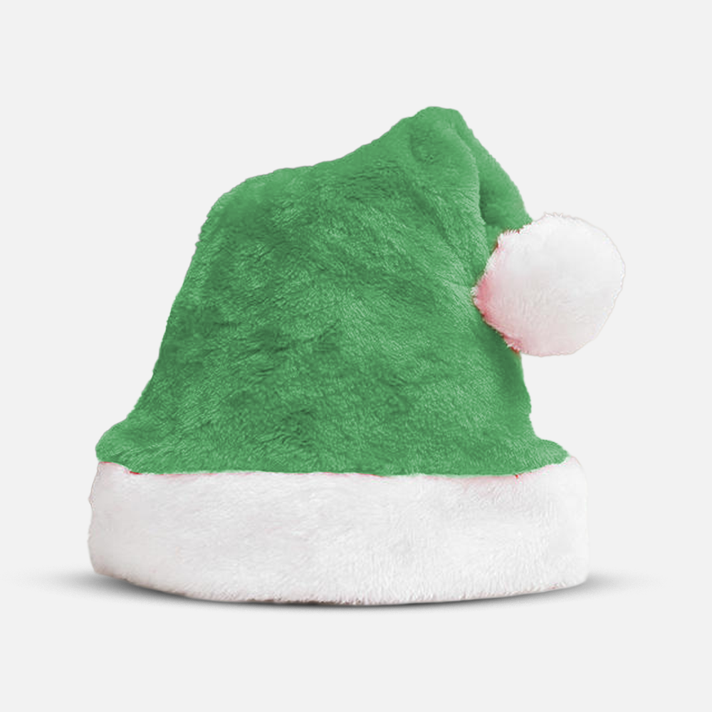 Custom Logo Plush Christmas Hat