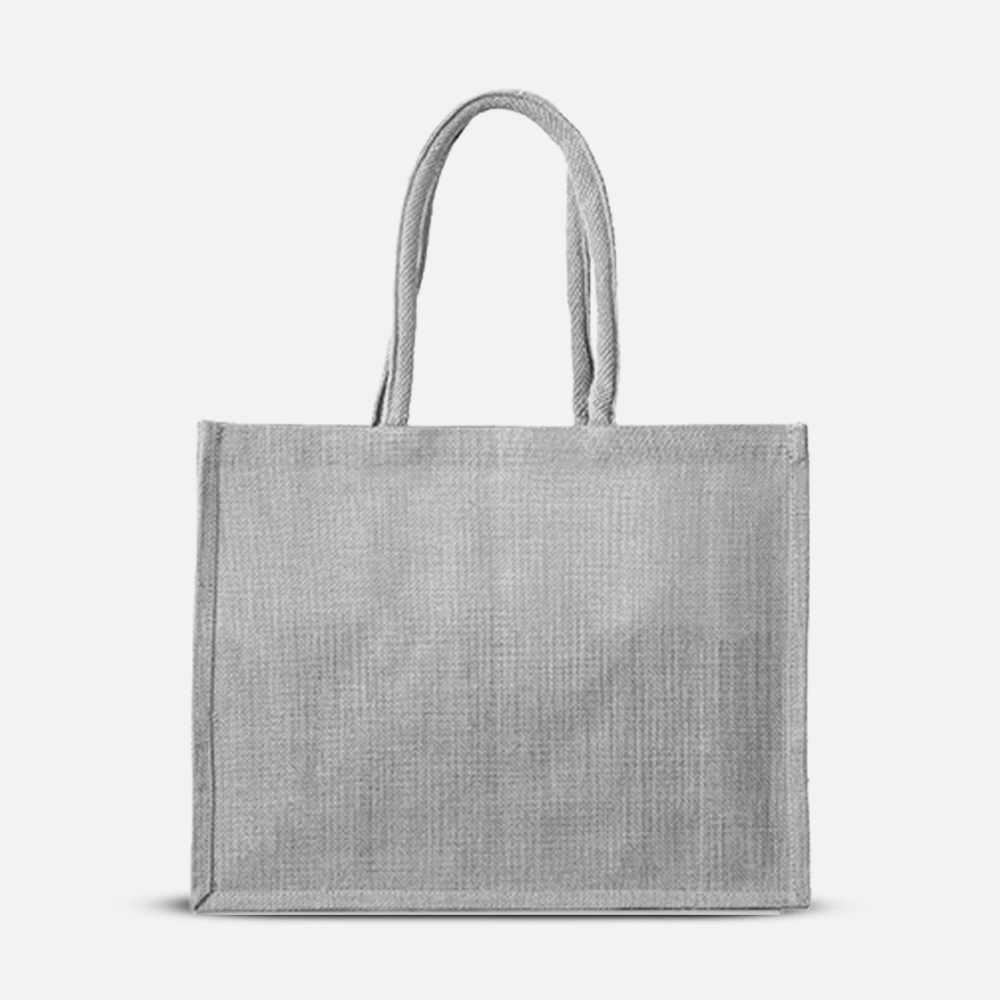 Custom Logo Foldable Jute Tote Bag
