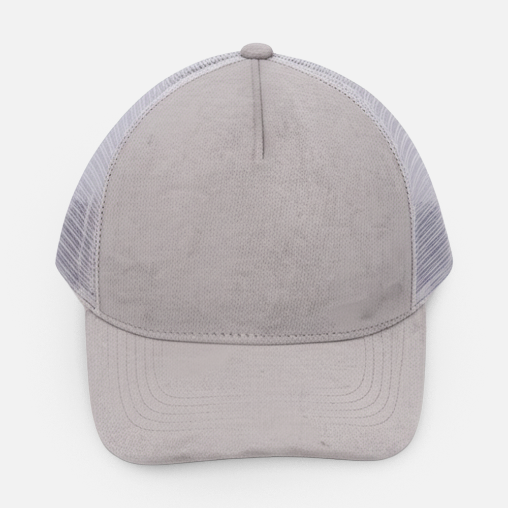 Custom Logo Mesh Suede Trucker Hat