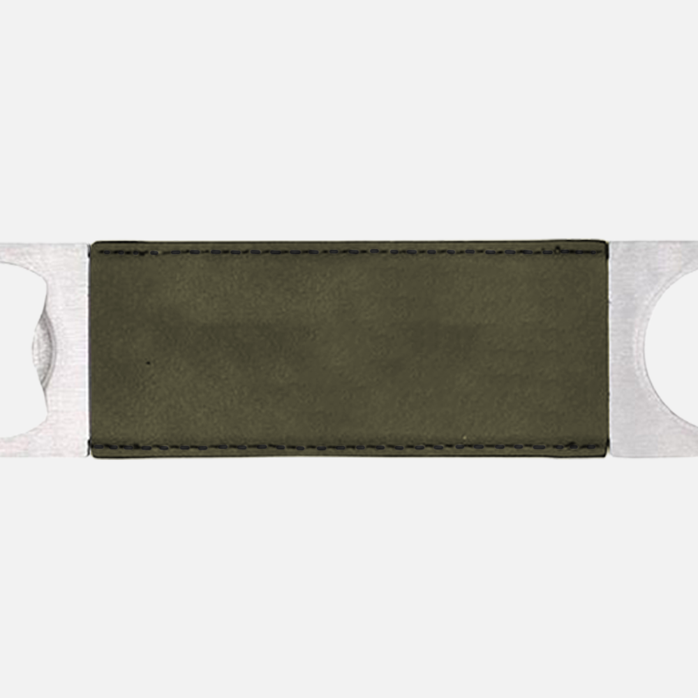 Custom Engraved Leatherette Bottle Opener