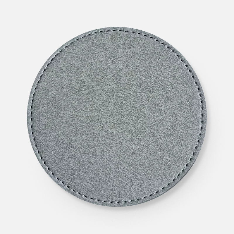 Custom PU Leather Logo Coasters