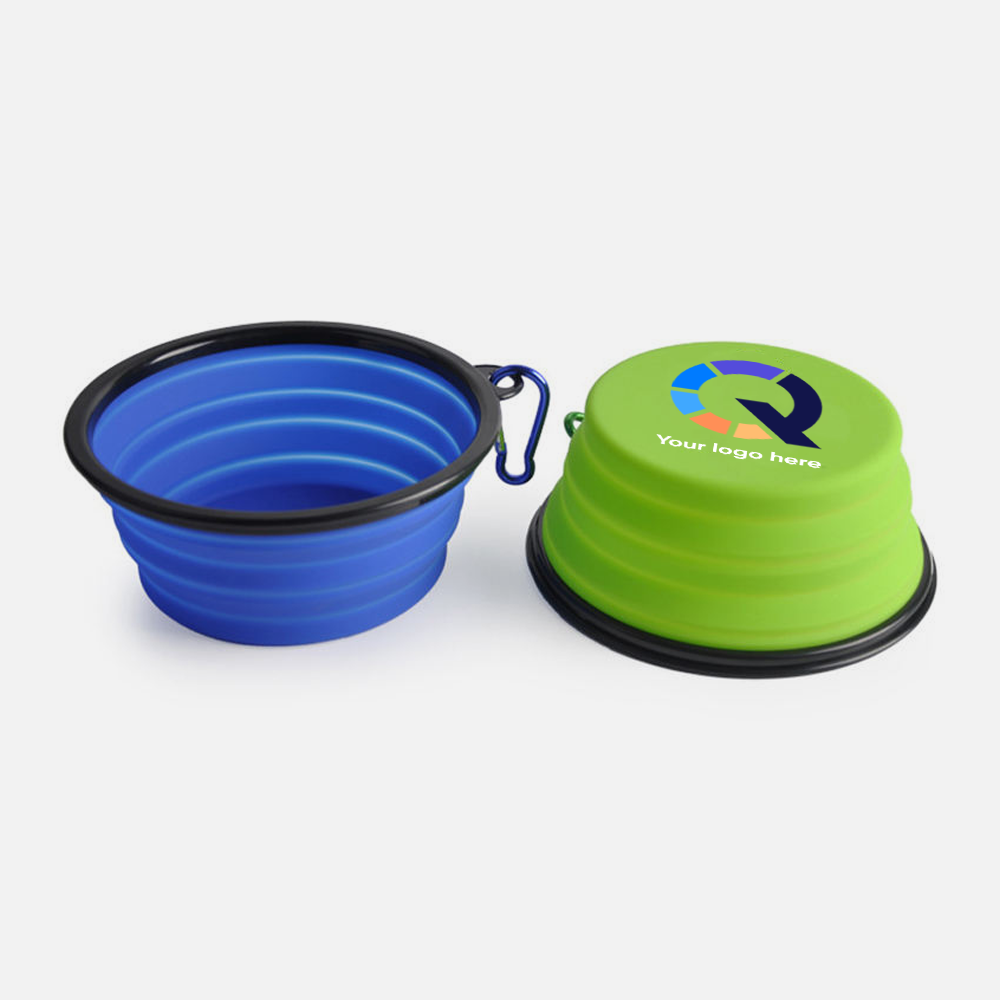 Custom Collapsible Silicone Travel Pet Bowl