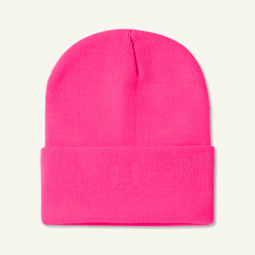Custom Logo Knit Cuffed Beanie