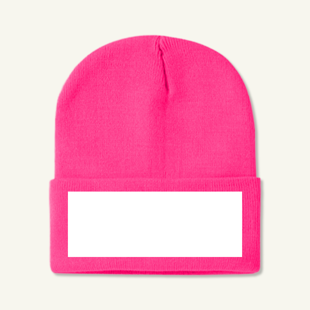 Custom Logo Knit Cuffed Beanie